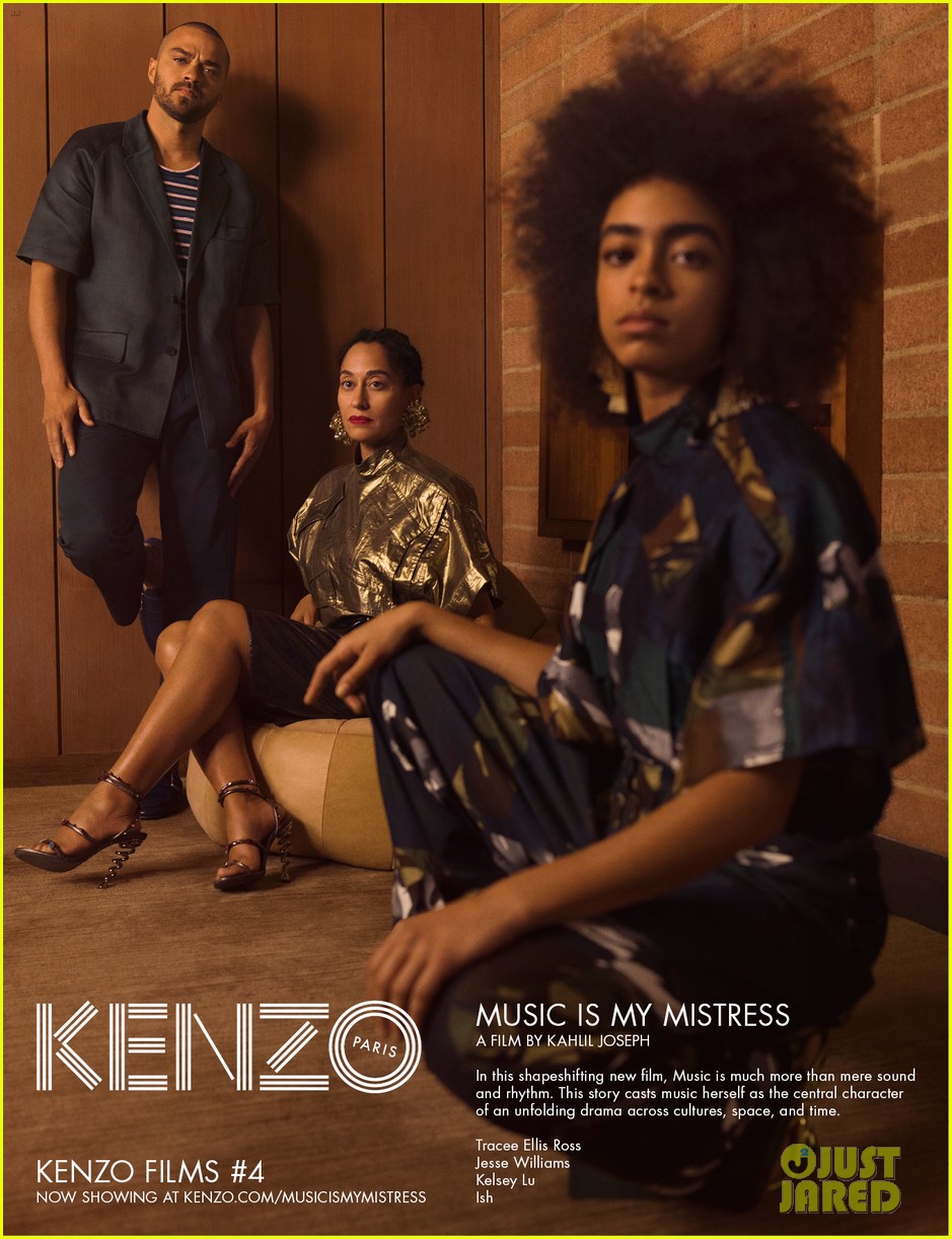 jesse williams tracee ellis ross star in kenzo spring campaign 043851045