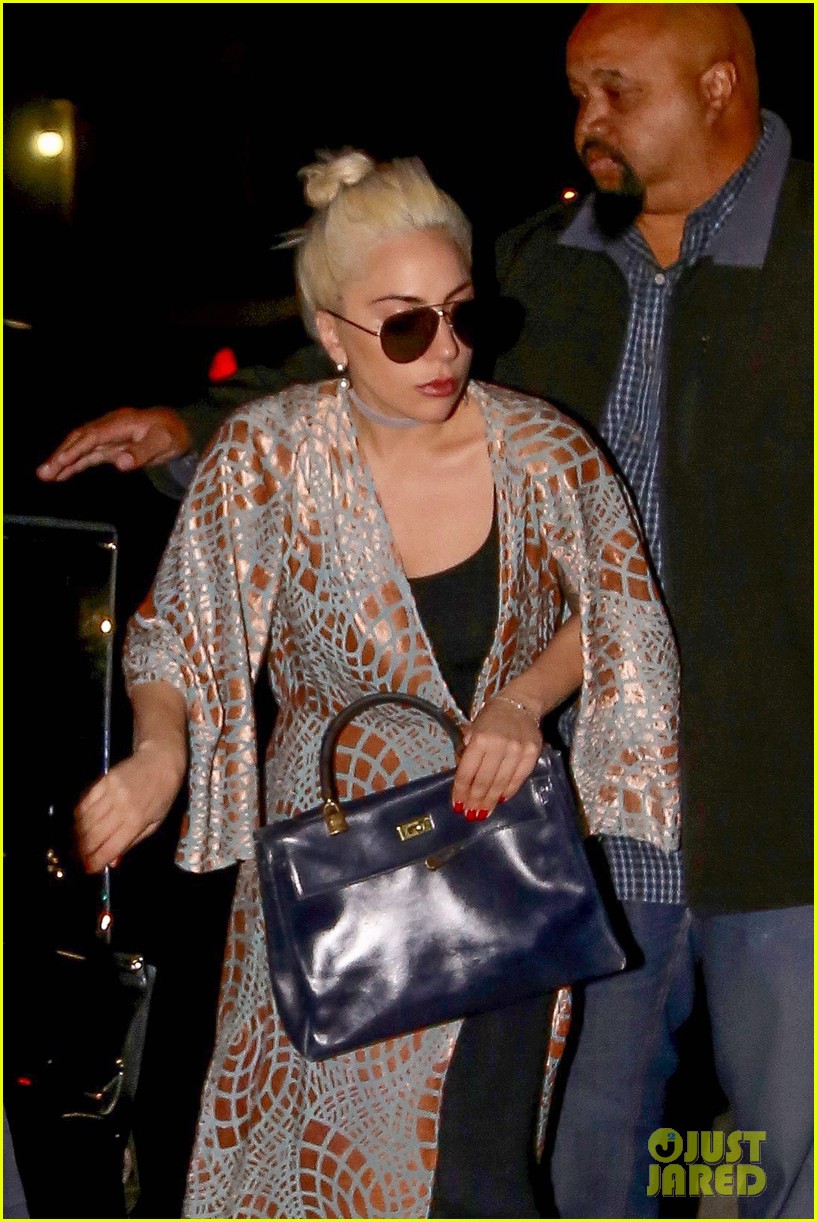 lady gaga enjoys night out in beverly hills 01