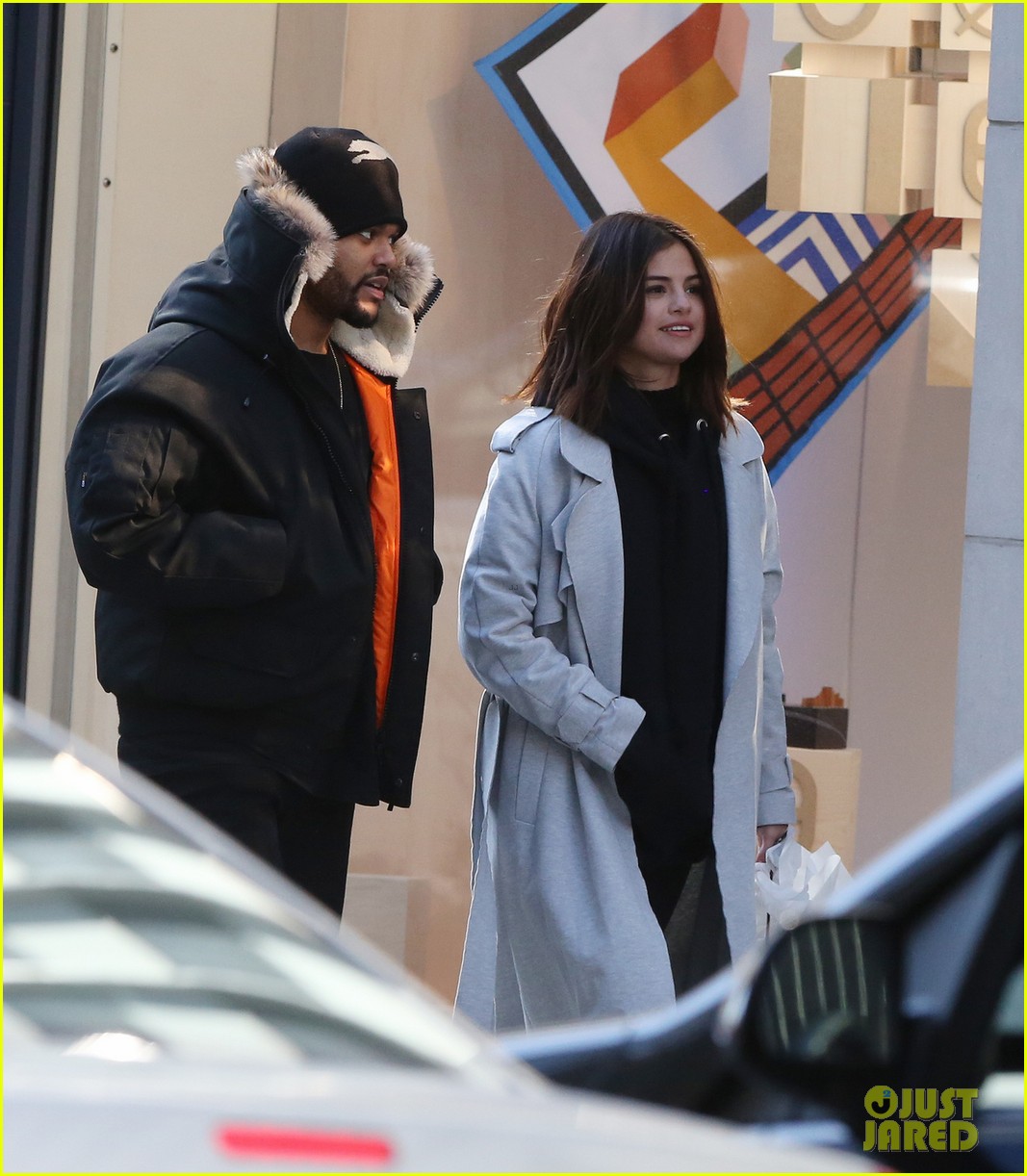 selena gomez the weeknd flaunted some pda in toronto 073875762