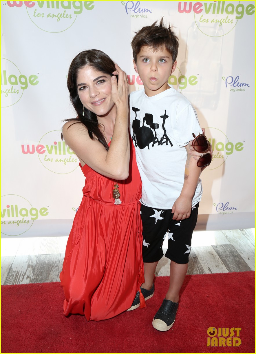 Selma Blair & Son Arthur Attend the Grand Opening of WeVillage's L.A