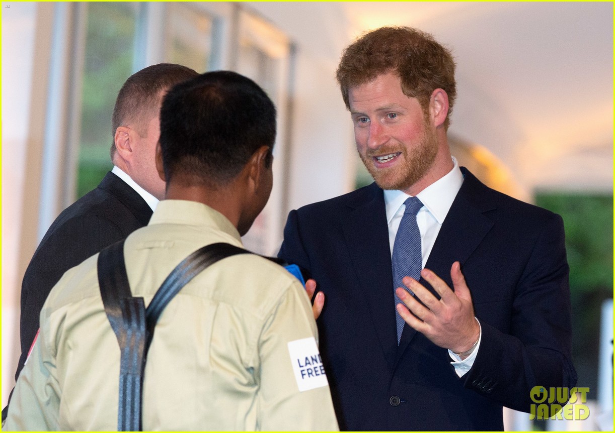 Prince Harry Honors His Mom's Work to Eliminate Landmines Photo