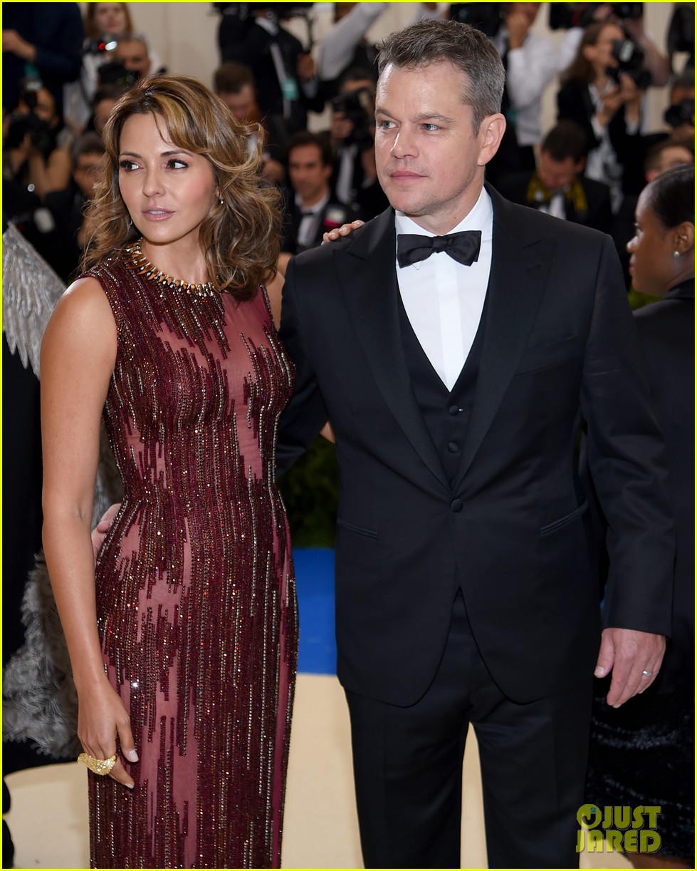 Matt Damon & Wife Luciana Enjoy Date Night at Met Gala 2017 Photo