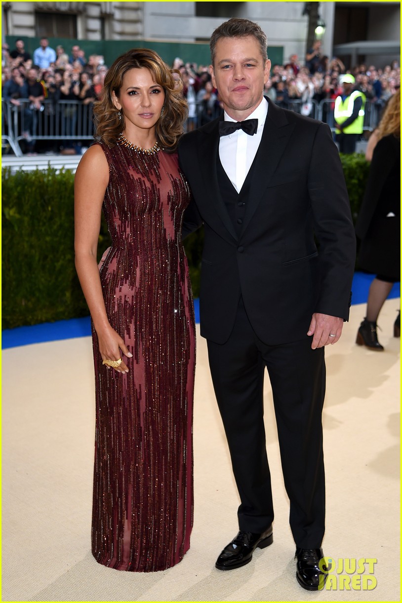 Matt Damon & Wife Luciana Enjoy Date Night at Met Gala 2017 Photo