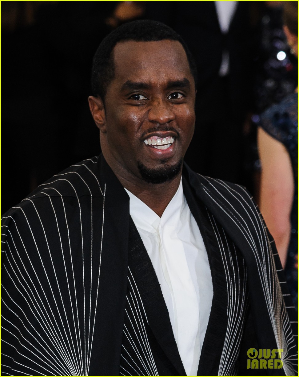diddy explains why he laid on met gala stairs 153894232