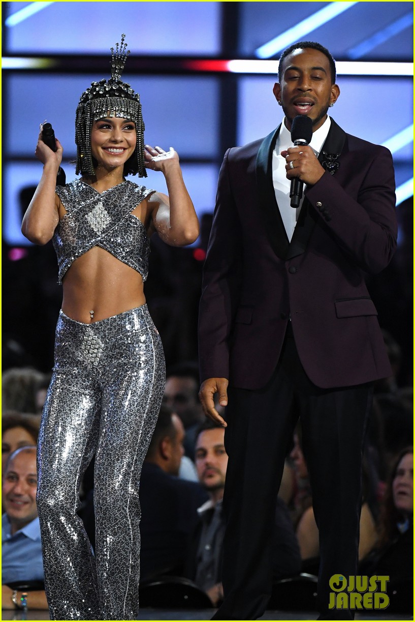 Vanessa Hudgens Dresses as Cher, Flaunts Incredible Abs at Billboard