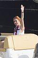 lindsay lohan cooks scallops and crab claws on a boat in cannes 01