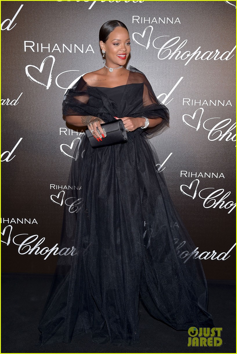 rihanna glams up as chopard guest of honor in cannes 01