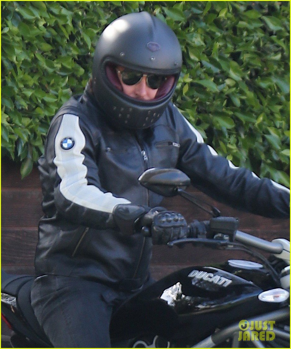New Parents Irina Shayk & Bradley Cooper Go for a Motorcycle Ride