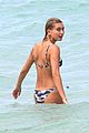 hailey baldwin takes a dip in her camo bikini 06