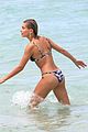 hailey baldwin takes a dip in her camo bikini 08