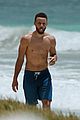 shirtless steph curry hits the beach with wife ayesha 16