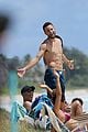 shirtless steph curry hits the beach with wife ayesha 33