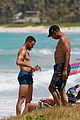 shirtless steph curry hits the beach with wife ayesha 36