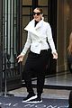 celine dion does yoga poses outside her paris hotel 34