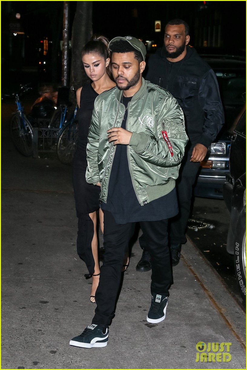 selena gomez wears sheer dress for date with the weeknd 333910430