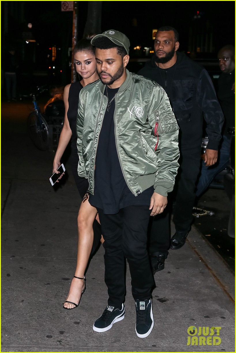 selena gomez wears sheer dress for date with the weeknd 343910431