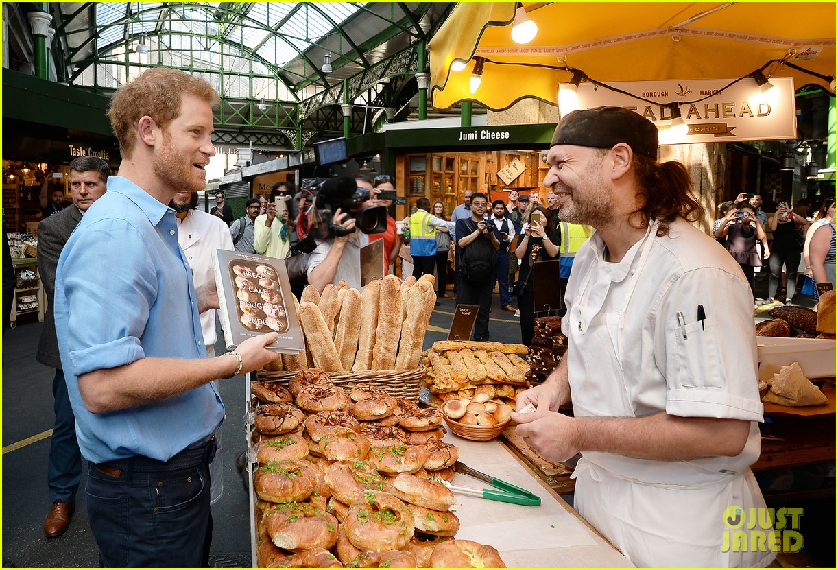 Prince Harry Makes Surprise Visit To Borough Market After London Terror