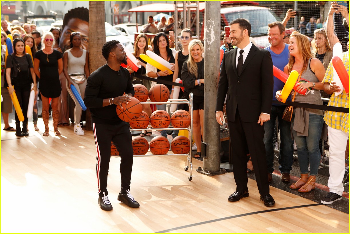 kevin hart gets his head in the game on jimmy kimmel live 06