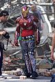 iron man wears his armor in new avengers infinity war set photos 05