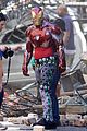 iron man wears his armor in new avengers infinity war set photos 08