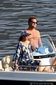 chris odonnell goes shirtless for family vacation at lake como 01