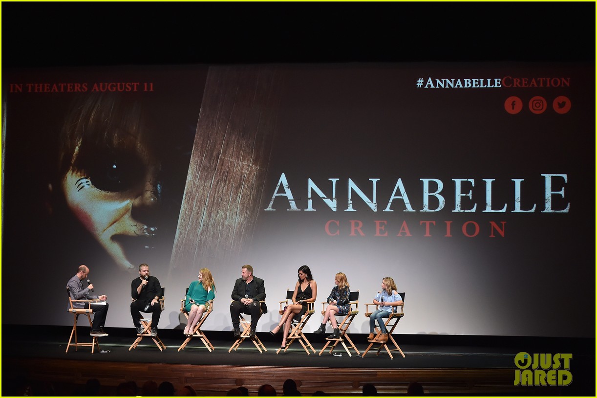 annabelle creation cast debuts new trailer at la film fest premiere 023916966
