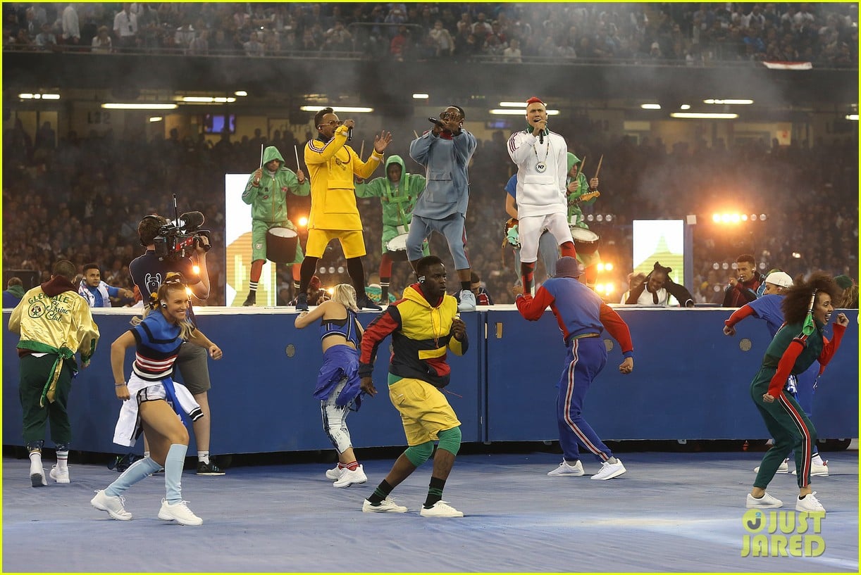 The Black Eyed Peas Perform at the UEFA Champions League Soccer Final