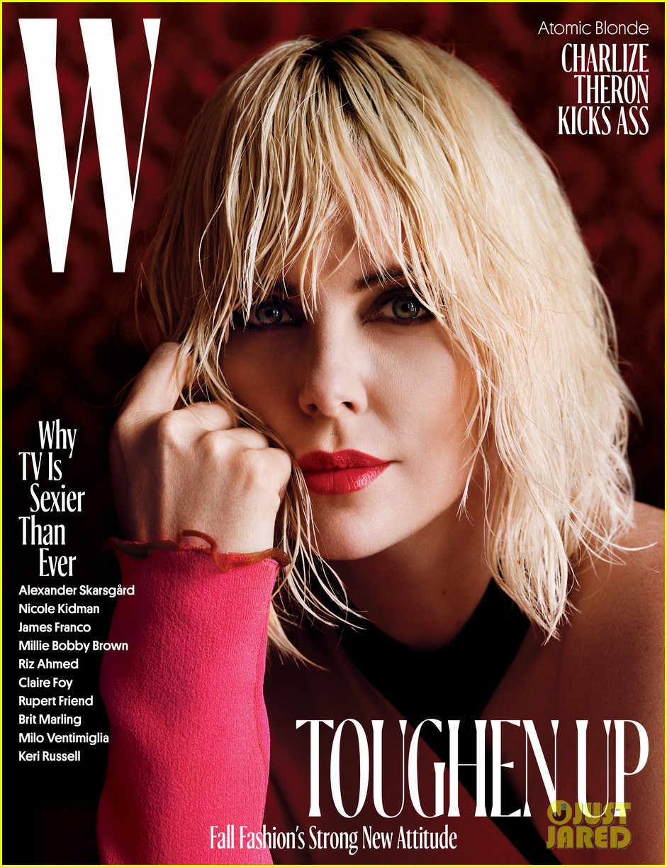 charlize theron tells w mag its cathartic to play a character who is evil 043919893