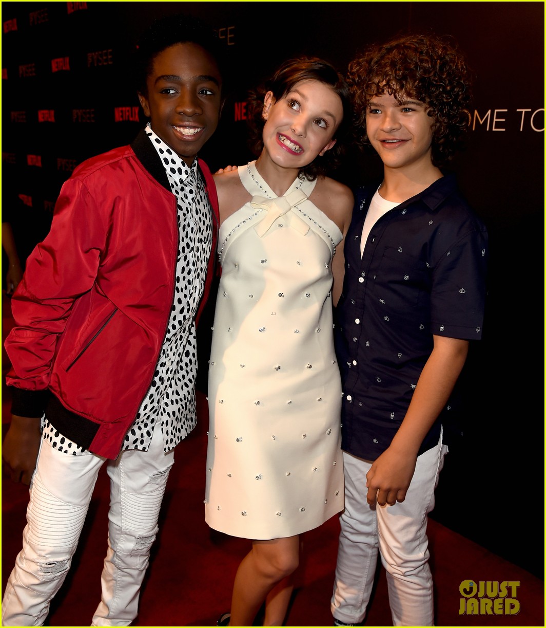 the stranger things cast promote season 2 in beverly hills053910439