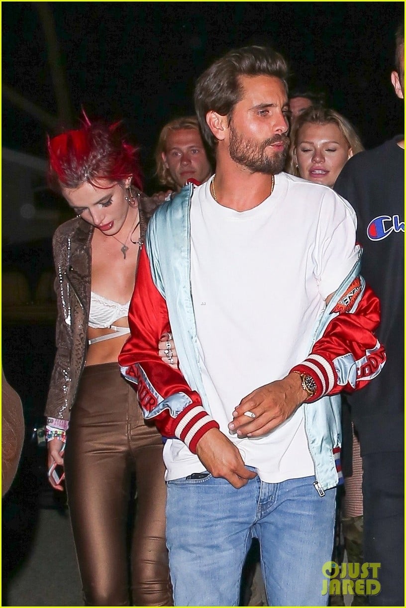 Bella Thorne & Scott Disick Hold Hands After Night at the Club Photo