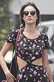 alessandra ambrosio plays peekaboo with her abs while shopping 04