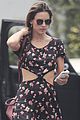 alessandra ambrosio plays peekaboo with her abs while shopping 07