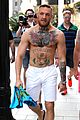 conor mcgregor does some shirtless shopping in beverly hills 01