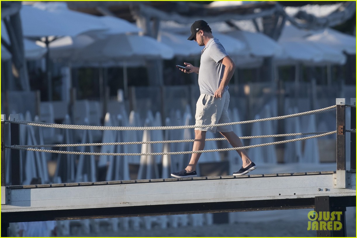leonardo dicaprio tobey maguire relax on a yacht in st tropez 043934466