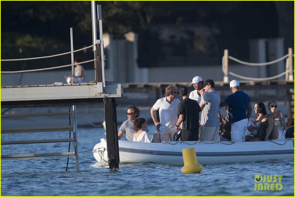 leonardo dicaprio tobey maguire relax on a yacht in st tropez 633934525