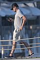 leonardo dicaprio tobey maguire relax on a yacht in st tropez 04