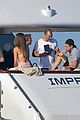 leonardo dicaprio tobey maguire relax on a yacht in st tropez 23