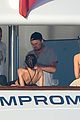 leonardo dicaprio tobey maguire relax on a yacht in st tropez 32