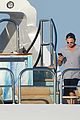 leonardo dicaprio tobey maguire relax on a yacht in st tropez 39