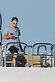 leonardo dicaprio tobey maguire relax on a yacht in st tropez 40