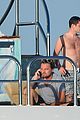 leonardo dicaprio tobey maguire relax on a yacht in st tropez 44