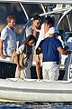leonardo dicaprio tobey maguire relax on a yacht in st tropez 51