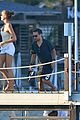 leonardo dicaprio tobey maguire relax on a yacht in st tropez 54