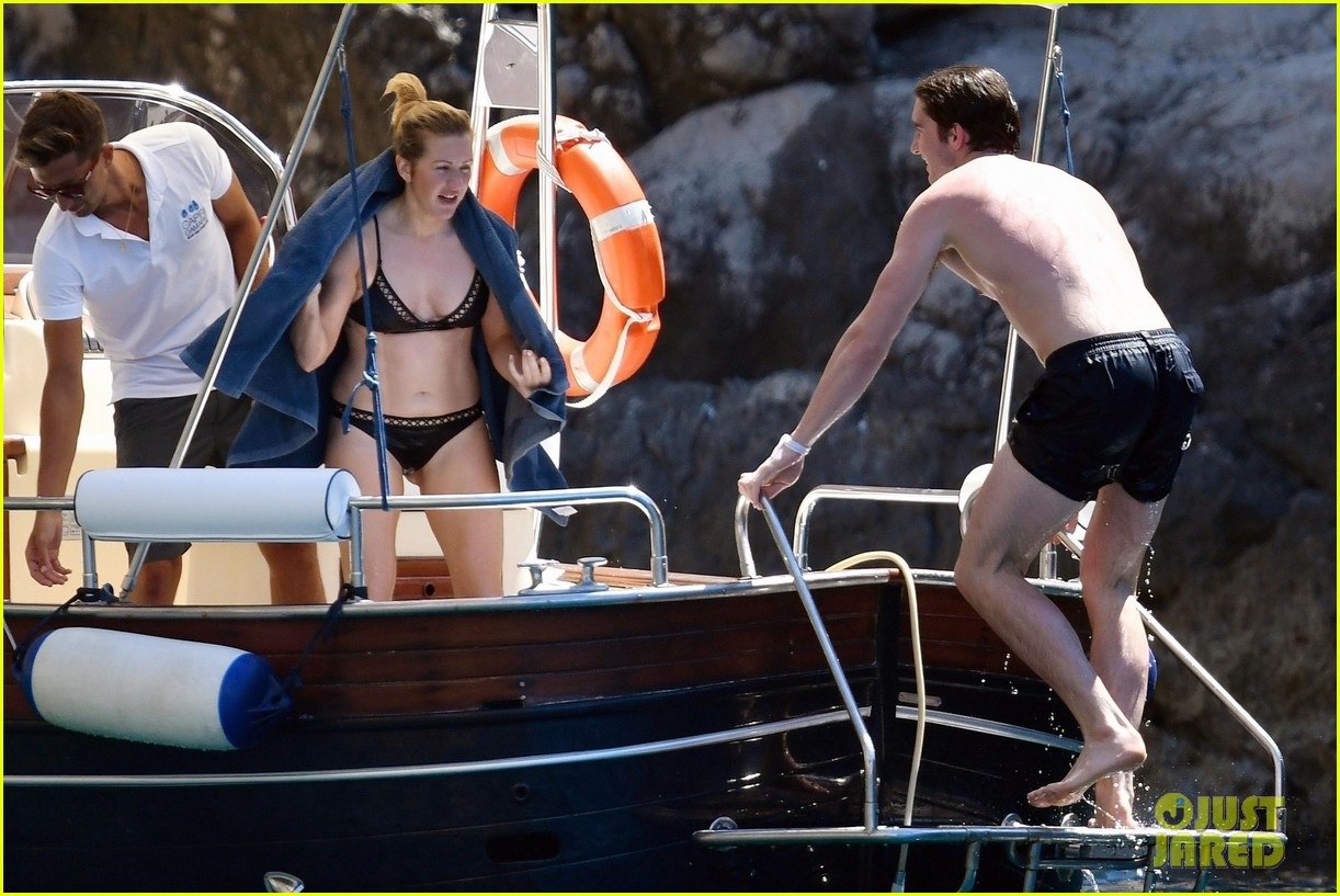 Ellie Goulding & Beau Caspar Jopling Kiss During Italy Boat Trip: Photo  3925514, Bikini, Caspar Jopling, Ellie Goulding Photos