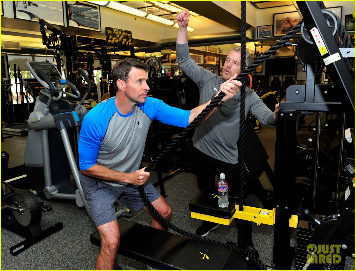 scott foley takes us into his workout with gunnar peterson 143933881