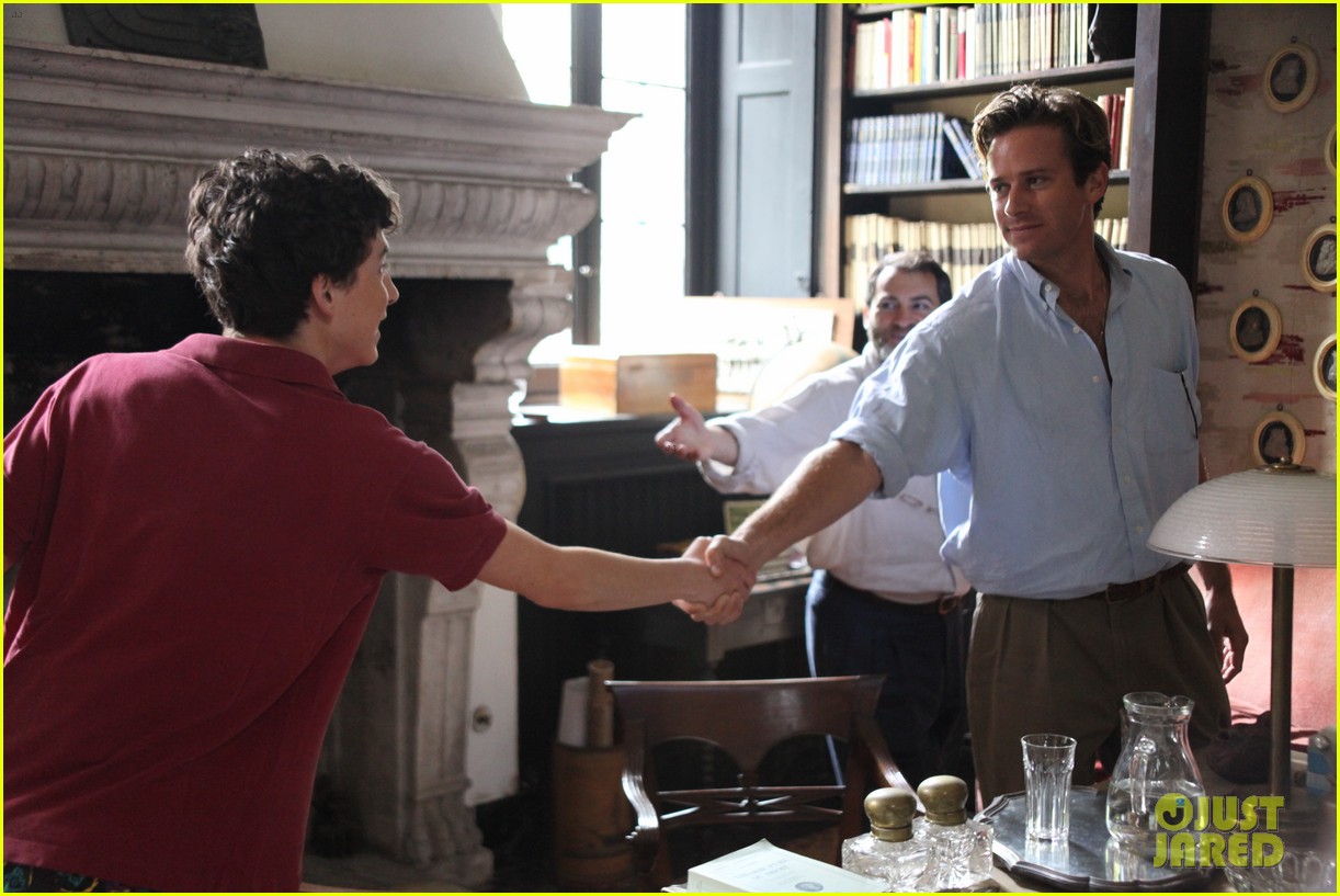armie hammer timothee chalamet call me by your name debuts official poster 053934436