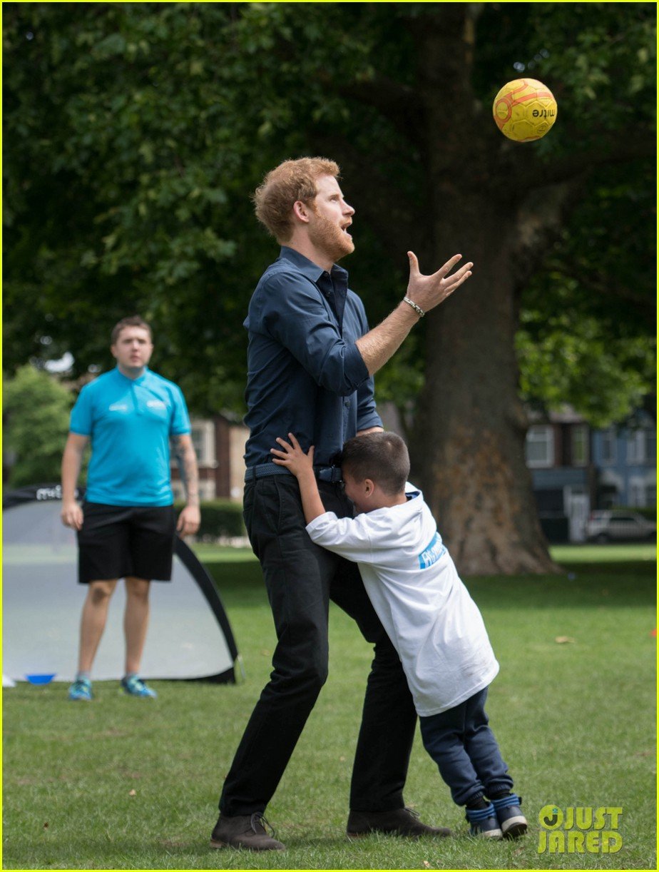 Prince Harry Takes Part in Fit & Fed Campaign With Some Adorable Kids