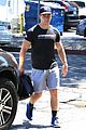 nick jonas shows off his buff arm muscles after a workout 04