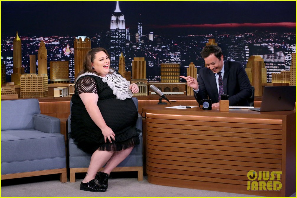 chrissy metz shows off her michael mcdonald impression on tonight show 02