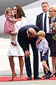 kate middleton prince william arrive in poland with george charlotte 01